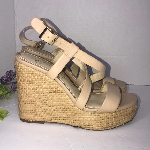 Jessica Simpson Salona Strappy Wedge Sandals - Picture 5 of 11